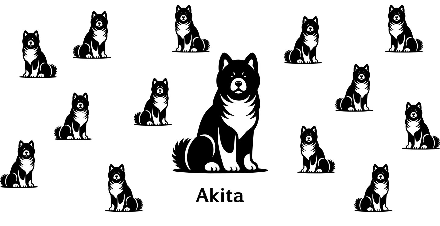 Akita 16oz Decal