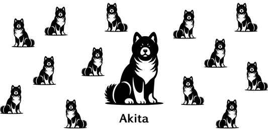 Akita 16oz Decal