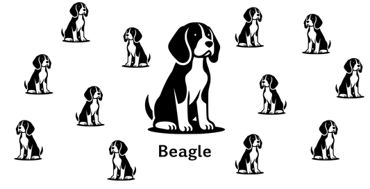 Beagle 16oz Decal