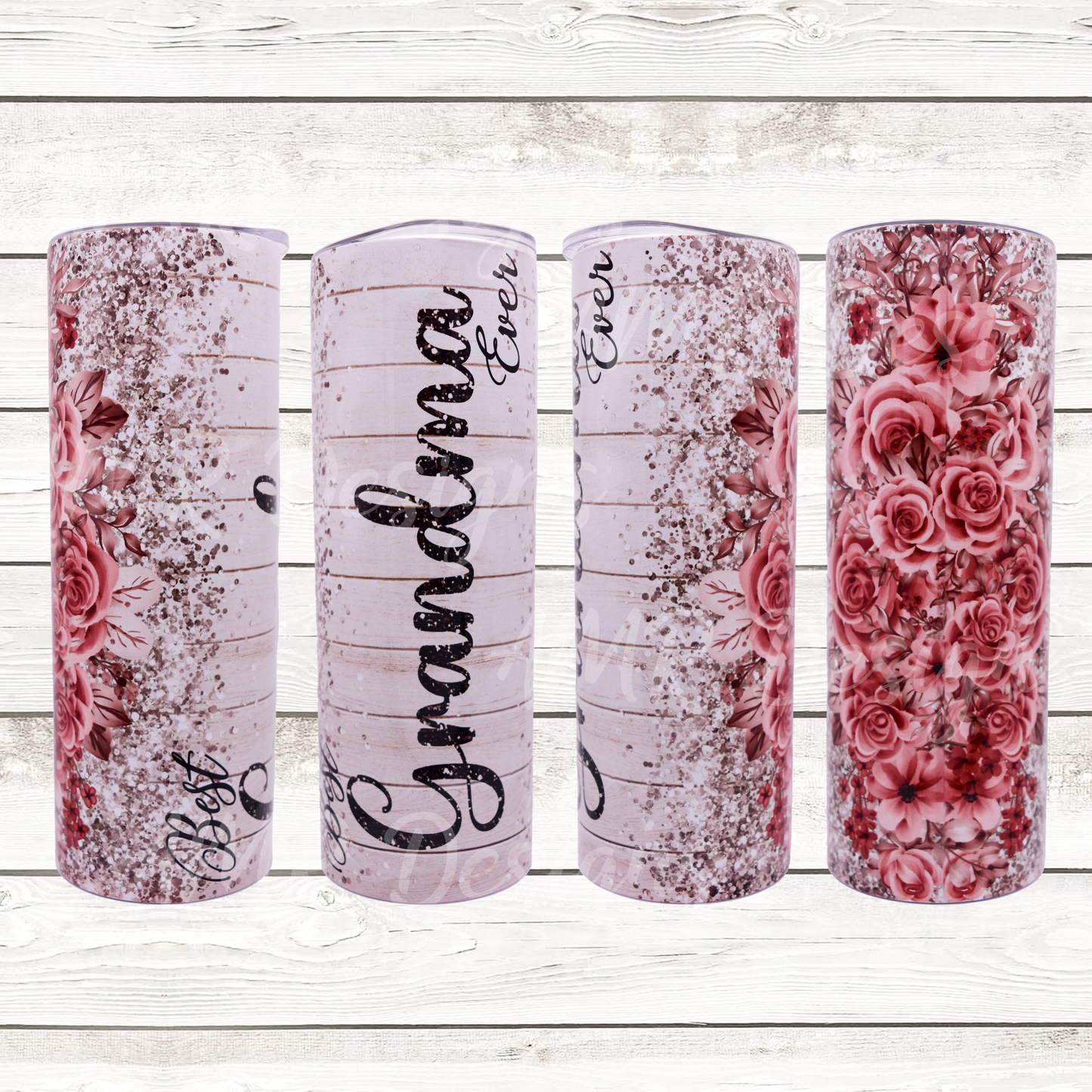 Best Grandma Ever Roses 20oz Tumbler