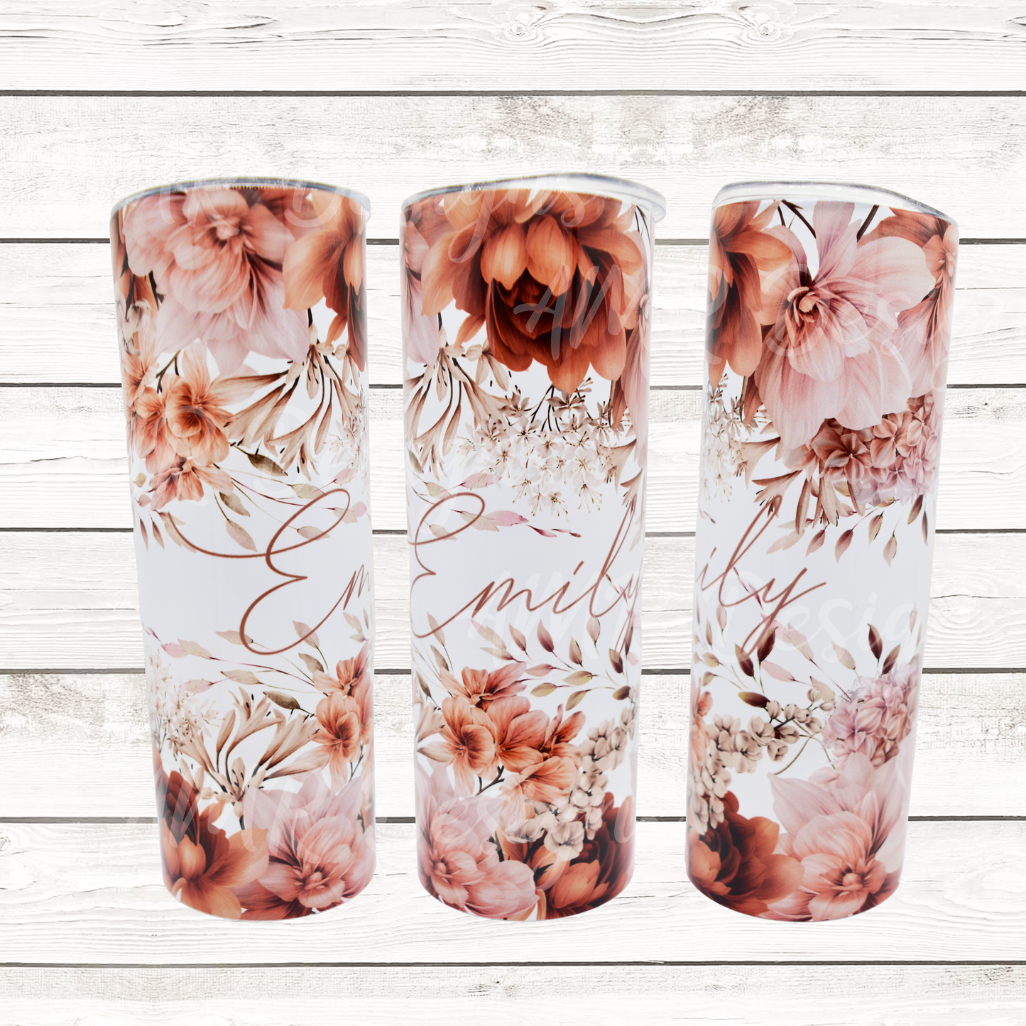 Custom Name Boho 20oz Tumbler