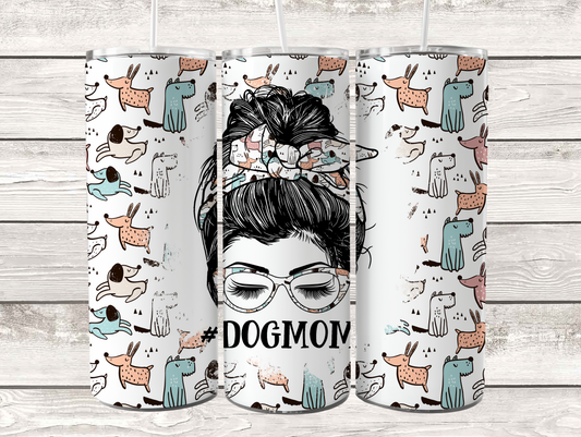 Dog Mom Neutral 20oz Tumbler