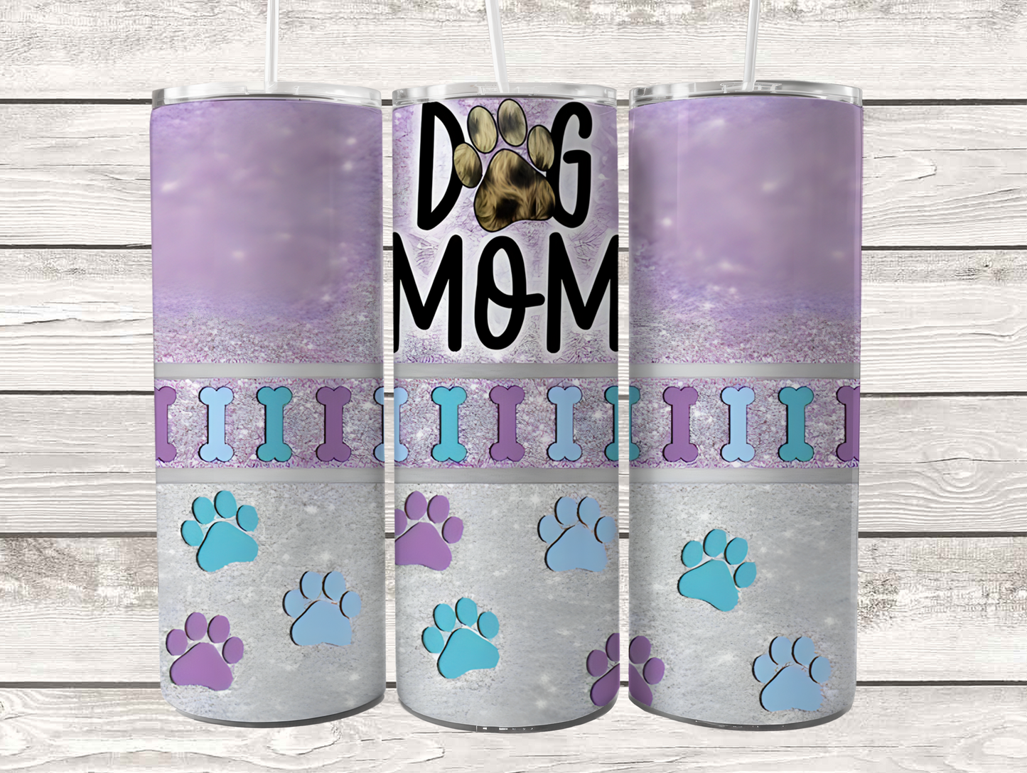 Dog Mom Purple 20oz Tumbler