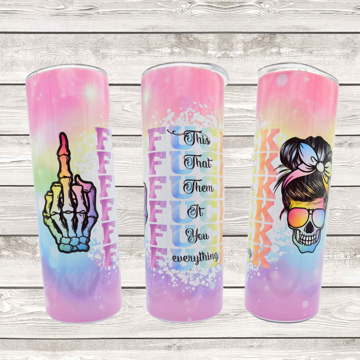 Pink F*ck This 20oz Tumbler