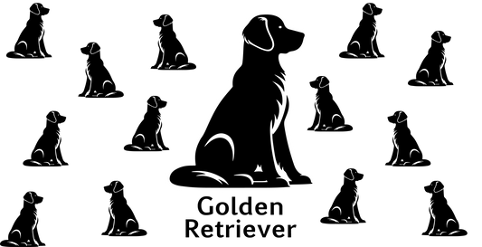 Golden Retriever 16oz Decal