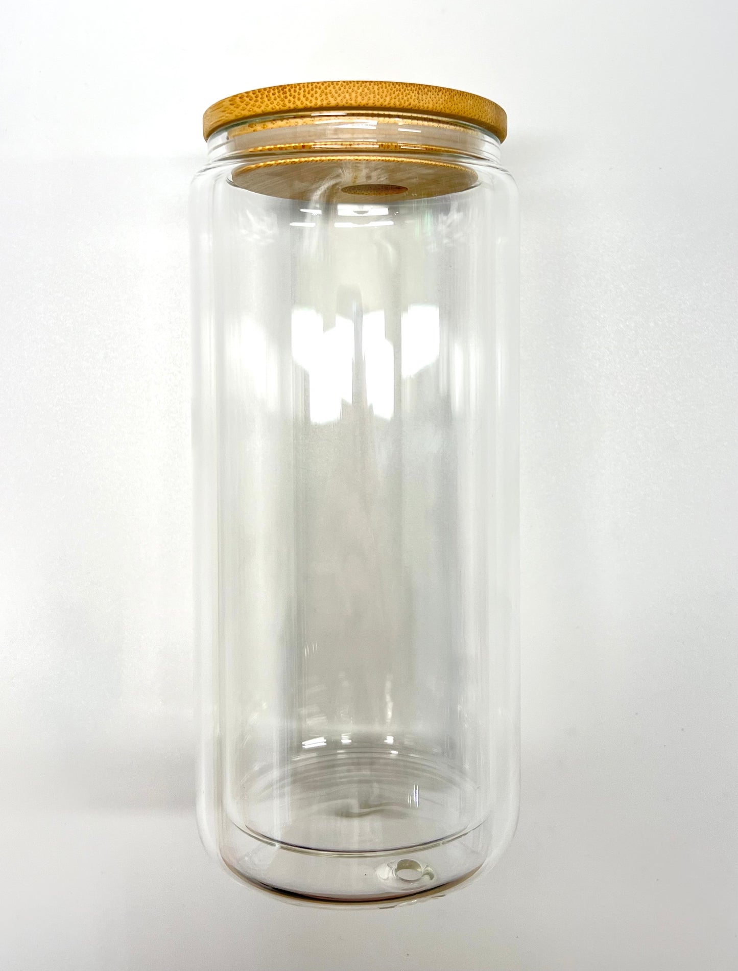 20oz Glass Snow Globe Tumbler