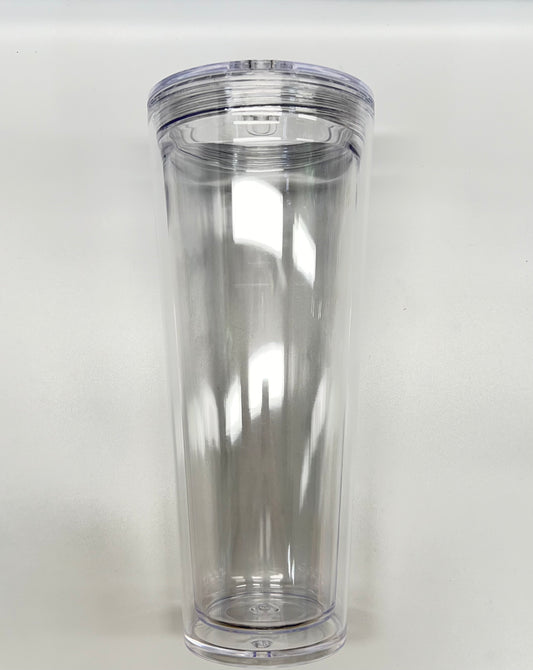 24oz Acrylic Snow Globe Tumbler