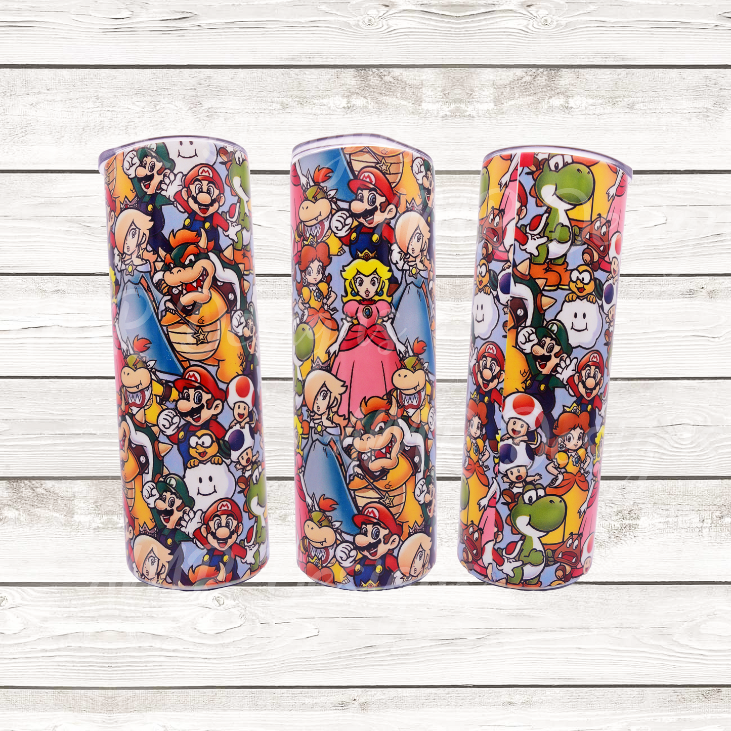 Glitter Mario 20oz Tumbler