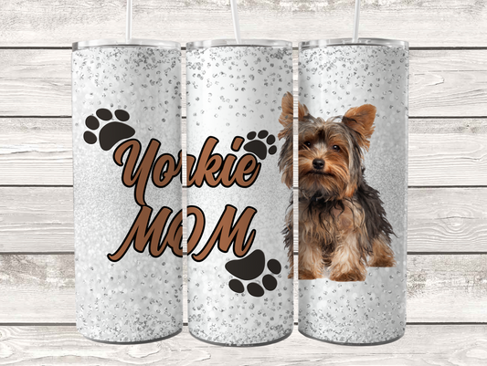Yorkie Mom 20oz Tumbler