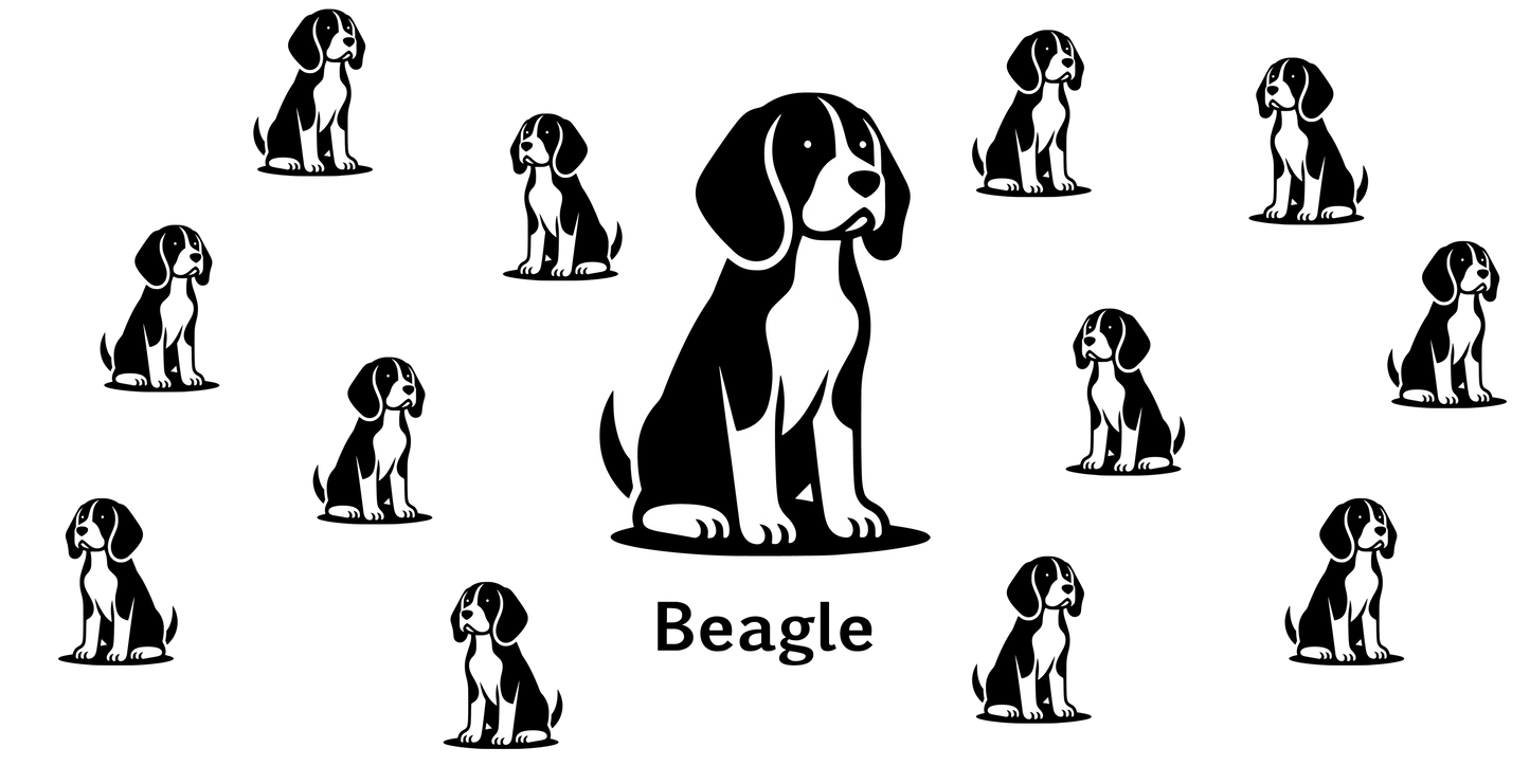 Beagle 16oz Decal