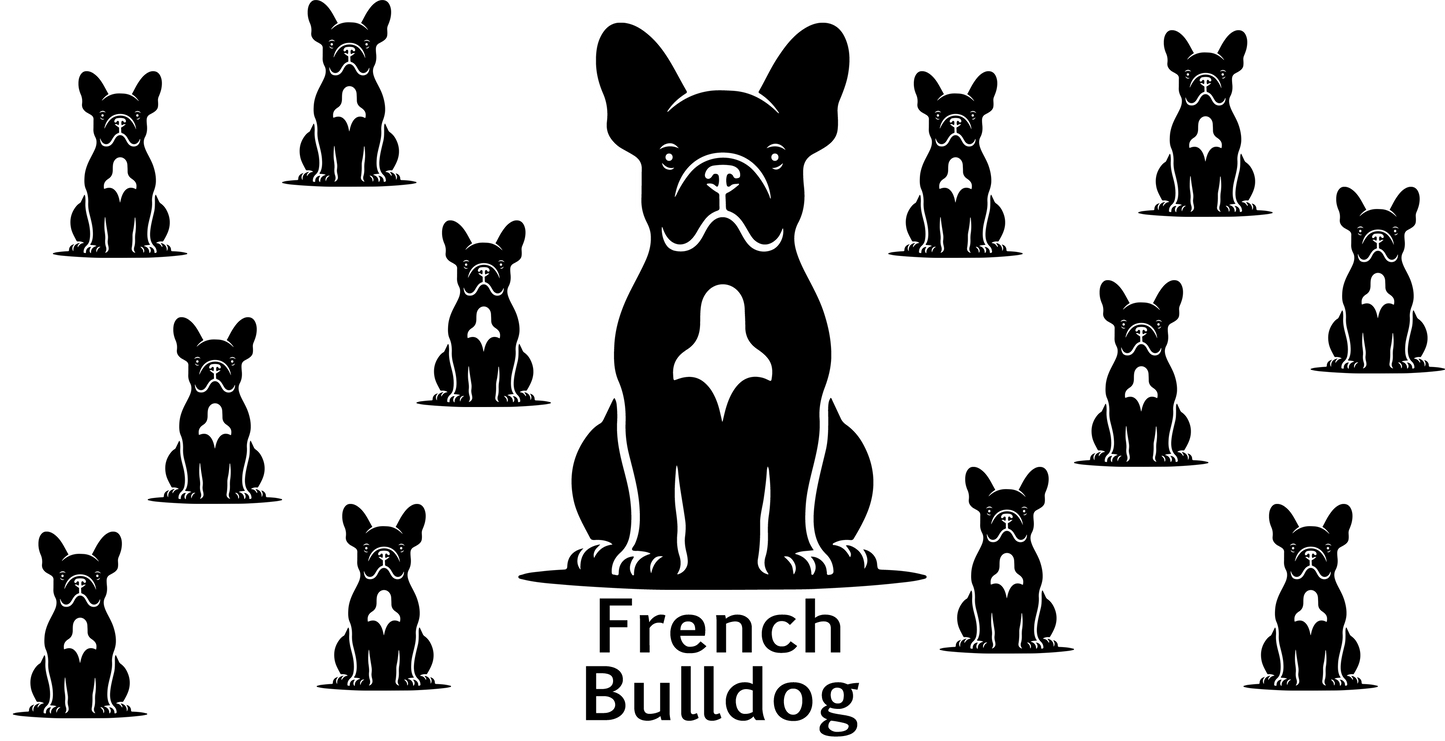 French Bulldog 16oz Decal